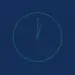 Line illustration of a clock with hands past twelve, representing how to handle late paying customers